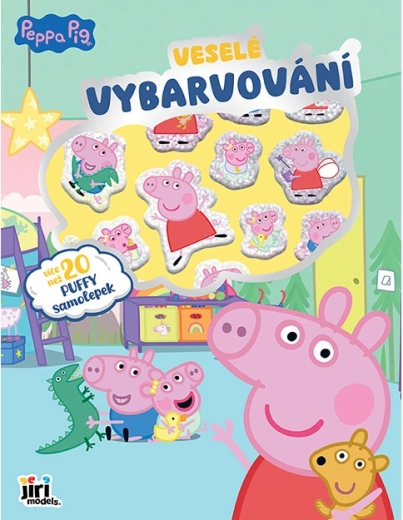 Vidám színezés matricákkal – Peppa malac