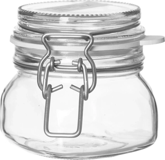 Gothika üveg tároló csatos zárással 0,3 l