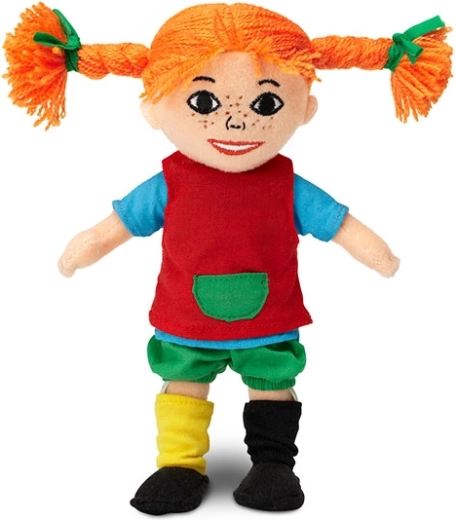 Puha rongybaba Pippi Hosszúharisnya 20 cm