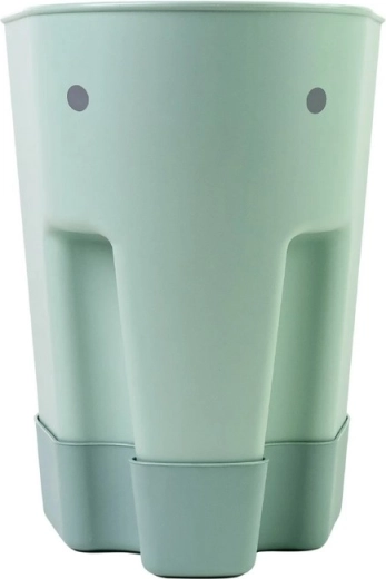 Shnuggle Ellie tárolókosár fürdőkádba való játékokhoz, eucalyptus green – 1 db