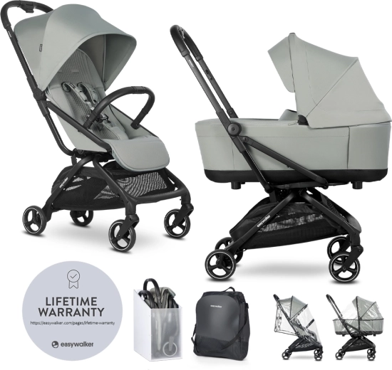 Easywalker Rockey S kombinált babakocsi Fresh green