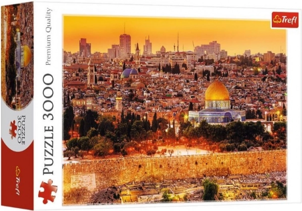 3000 darabos puzzle – Jeruzsálem háztetői