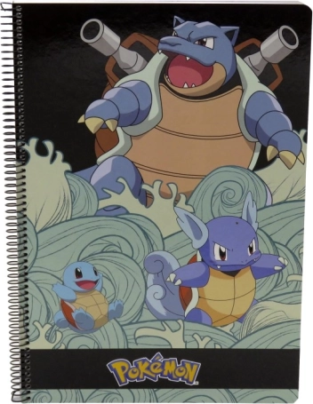 Pokémon A4 spirálfüzet - Squirtle