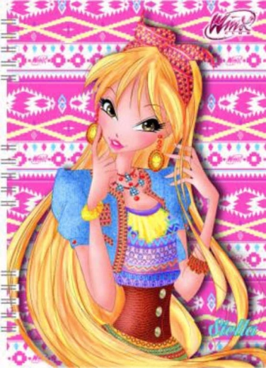 WinX Club A5 jegyzetfüzet 120 oldallal, spirálkötéssel – 1 db