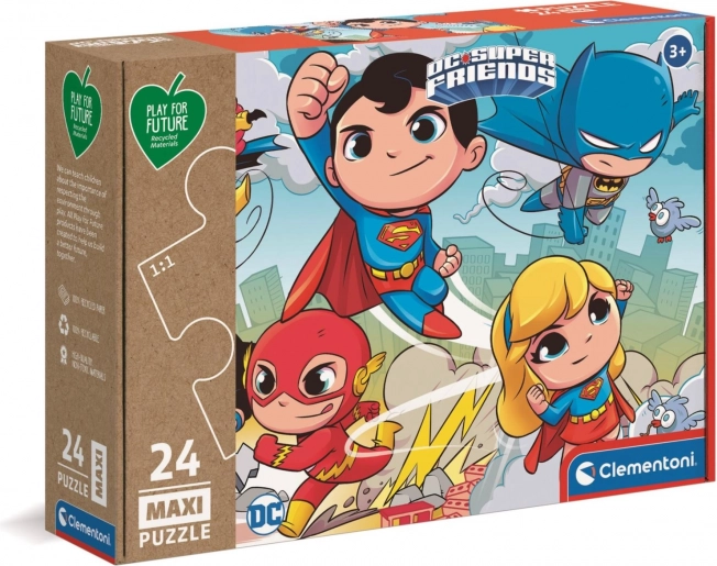 Clementoni puzzle DC Super Friends MAXI 24 darabos