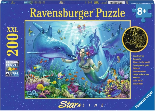 Világító puzzle Víz alatti paradicsom XXL 200 darab RAVENSBURGER