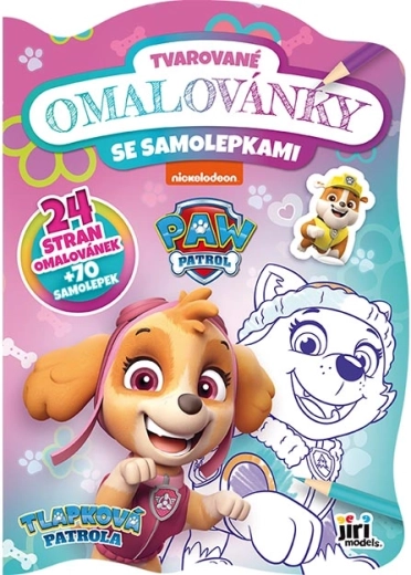 Tlapková patrol formázott kifestő