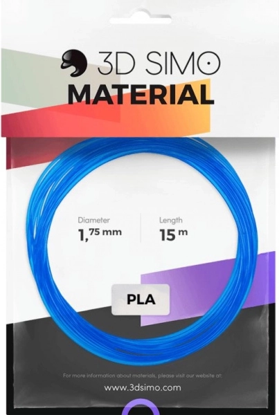 Átlátszó PLA filament 15 m