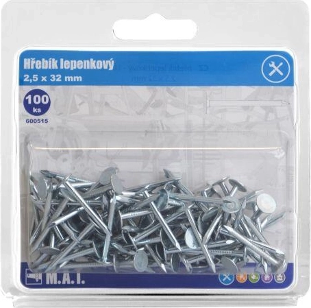 Horganyzott lemezszegek 32 × 2,5 mm (100 db)