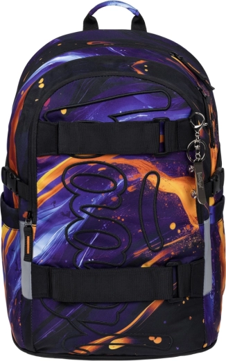 Iskolai hátizsák Baagl Skate Vibe újrahasznosított anyagokból