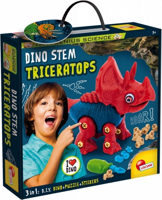 Építőkészlet I'm A Genius Dino Steam - Triceratops