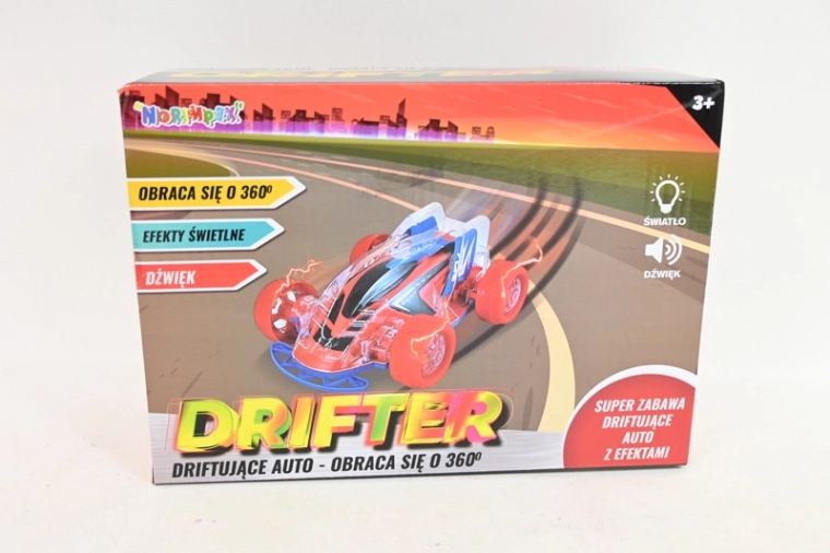 Drift autó LED-fényekkel és hanghatásokkal