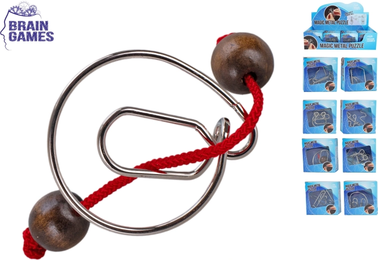 Fém fejtörők Brain Games – 8 féle készlet
