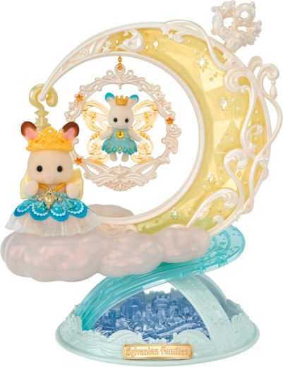 Sylvanian Families Tündér medál Alkony – varázslatos készlet figurákkal és állvánnyal