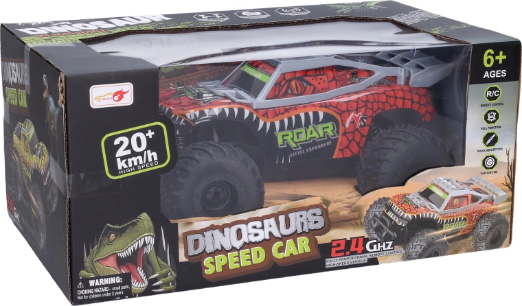 RC dínó autó távirányítóval 24 cm