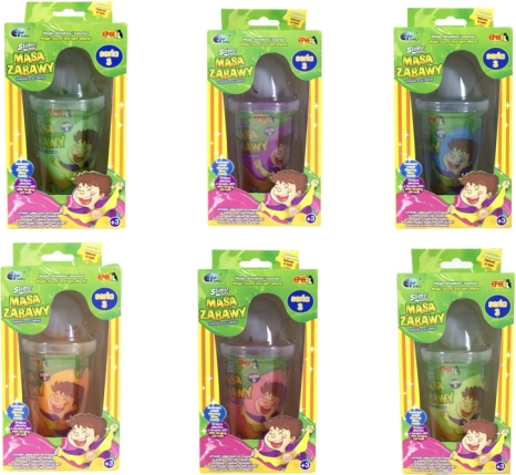 Slimy nyálka világító golyóval