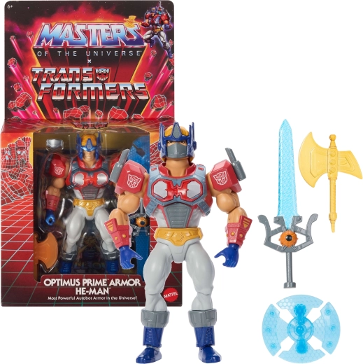 Masters of the Universe Origins x Transformers figura Optimus Prime 14 cm