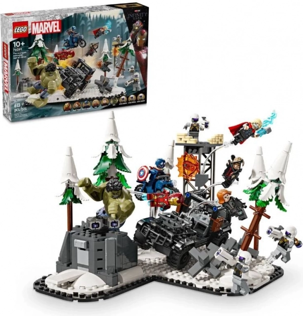 LEGO Marvel Avengers: Ultron kora építőkészlet, 613 elem