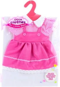 Rózsaszín babaruha 22 × 22 cm