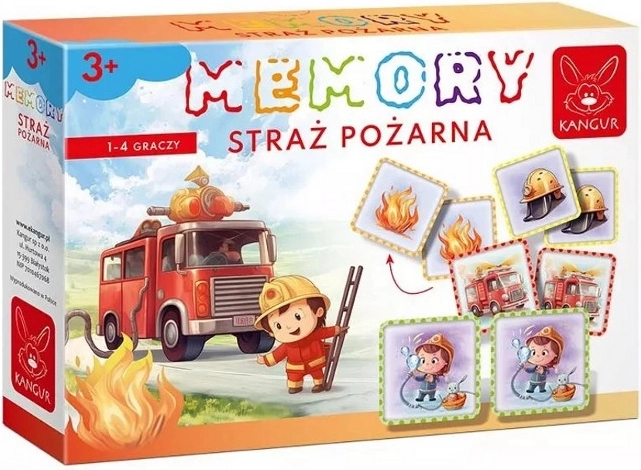 Tűzoltóállomás memóriajáték (pexeso)
