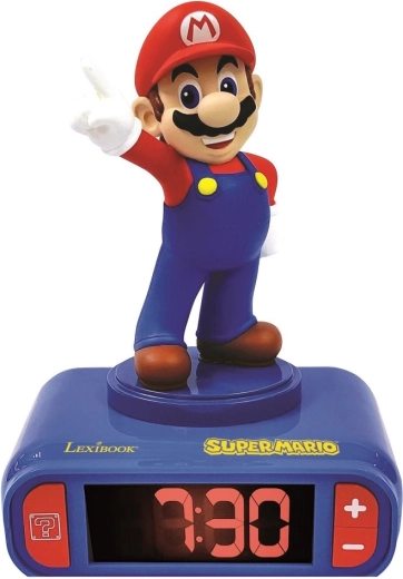 Ébresztőóra Super Mario figurával