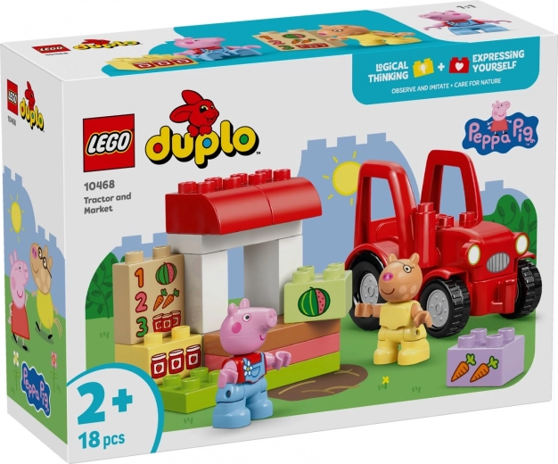 LEGO DUPLO PEPPA MALAC traktor és piac (10468)