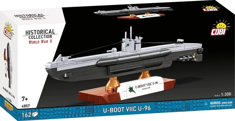 U-BOOT VIIC U-96 tengeralattjáró építőkészlet 1:300 (162 elem)
