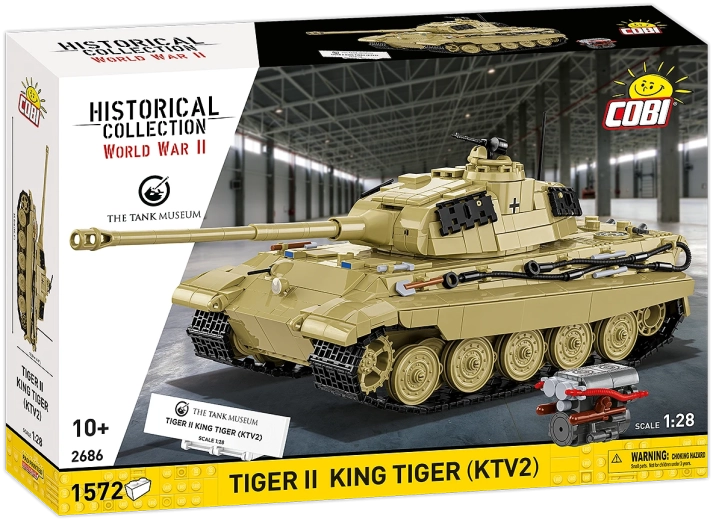 Cobi Tiger II King Tiger (KTV2) 1:28 építőmodell