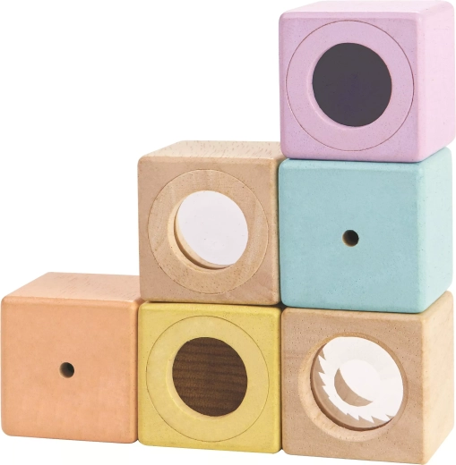 PlanToys érzékszervi kockák (6 db)