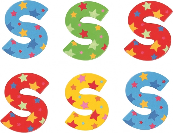 Bigjigs Toys fa betűcsillag S
