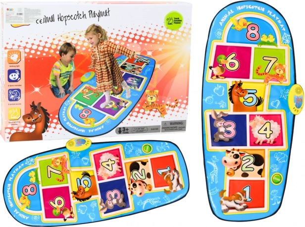 Táncszőnyeg Interaktív játék az állatos osztályban 8 dallammal