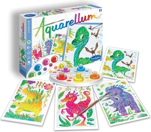 Sentosphere akvarell kreatív készlet junior dinoszauruszok