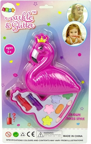 Sminkkészlet Szemhéjfestékek Flamingó Rúzsok