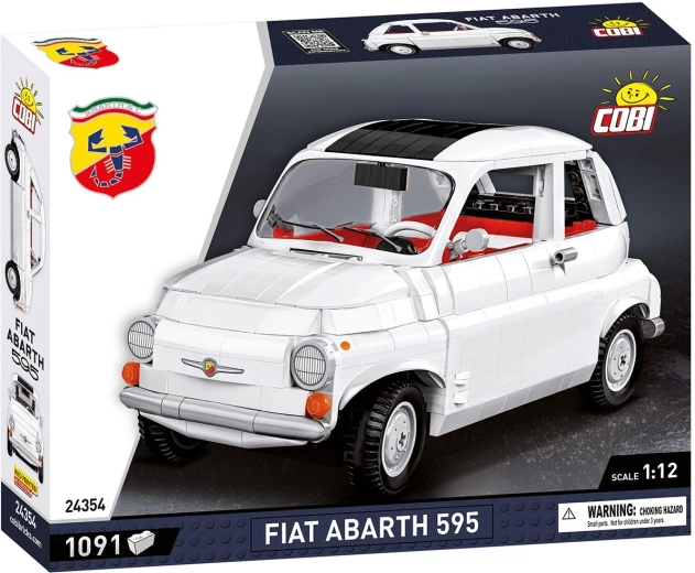 Cobi Fiat Abarth 595 építőkészlet 1:12 (1091 db alkatrész)