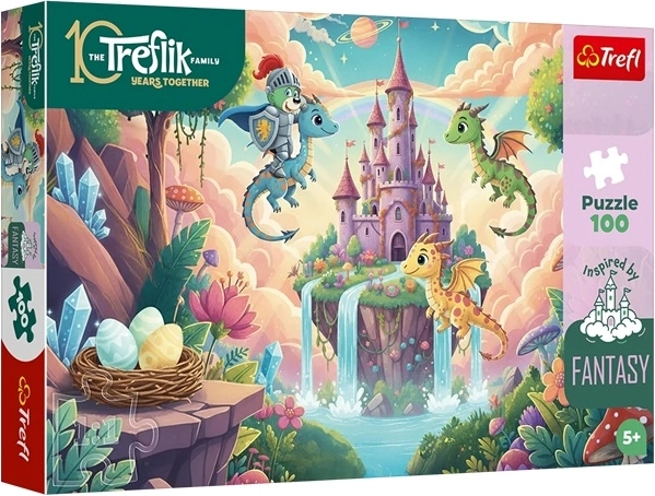 Trefl kirakó 100 darab – Treflík lovag a fantasy világban
