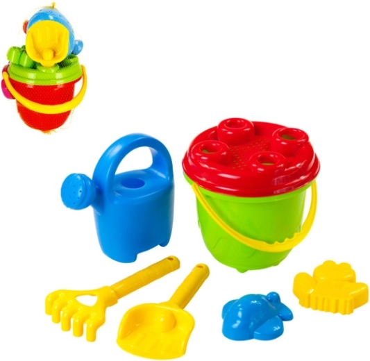 Katicás homokozókészlet locsolókannával