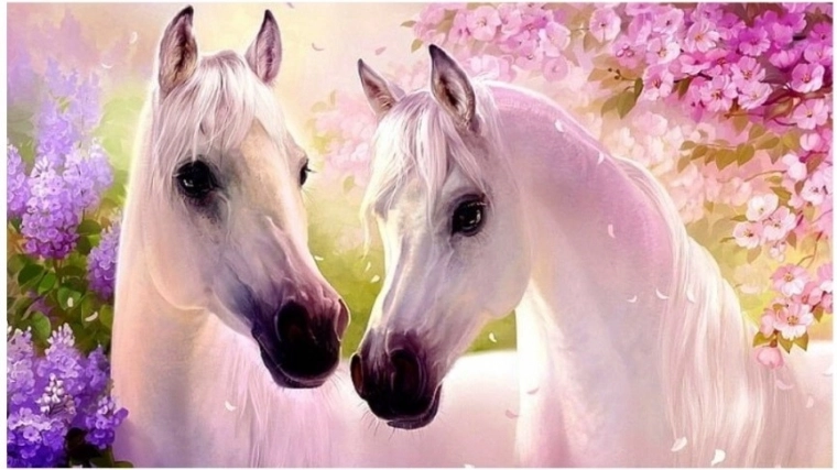 Gyémántfestés – szerelmes lovak 30×40 cm NORIMPEX