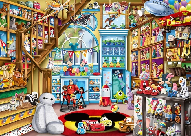 Puzzle 1000 darabos Disney világ