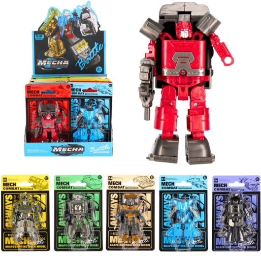 Kis átalakuló robot (6 szín)