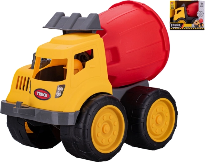 Betonkeverő építőautó 33 cm – játék kis építőknek