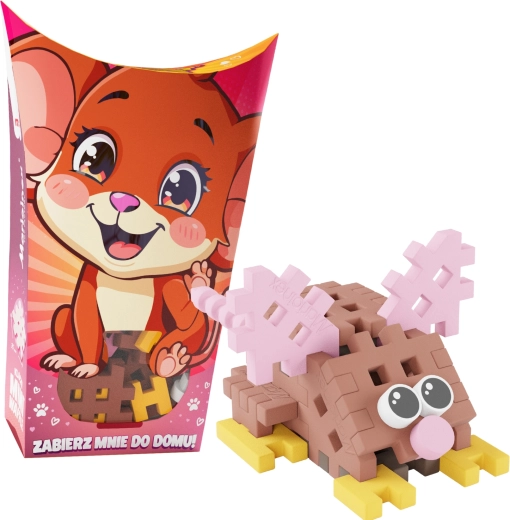Mini Waffle Pocket Pets építőkészlet – egérke