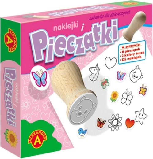 ALEXANDER bélyegző- és matrica készlet lányoknak