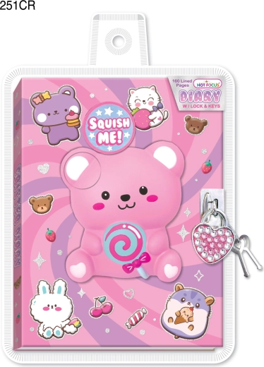 Titkos napló zárral Édes mackó