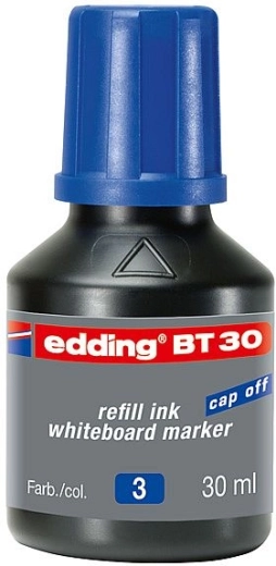 Edding BT 30 táblafilc-utántöltő tinta, kék, 30 ml