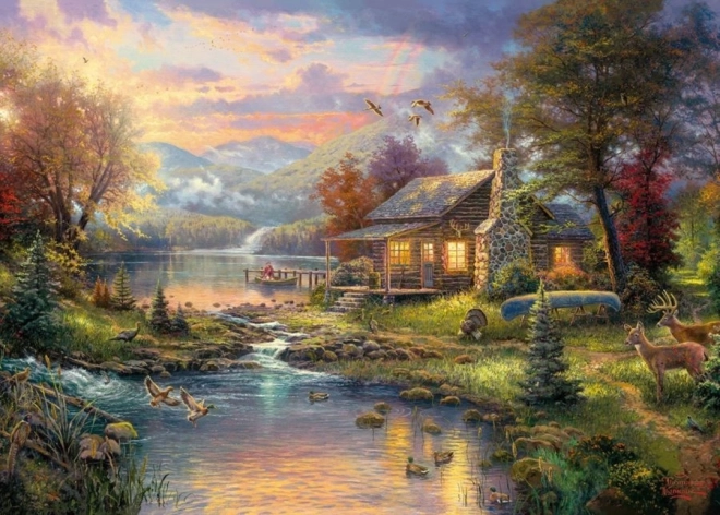 Puzzle Természeti Paradicsom 1000 darab Schmidt-től