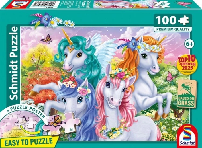 Schmidt puzzle Egyszarvúk pillanata 100 darab