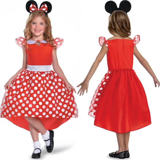 Disney Minnie Mouse gyermekjelmez lányoknak, 110–122 cm