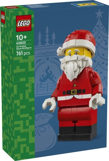 LEGO Iconic nagyított Mikulás minifigura