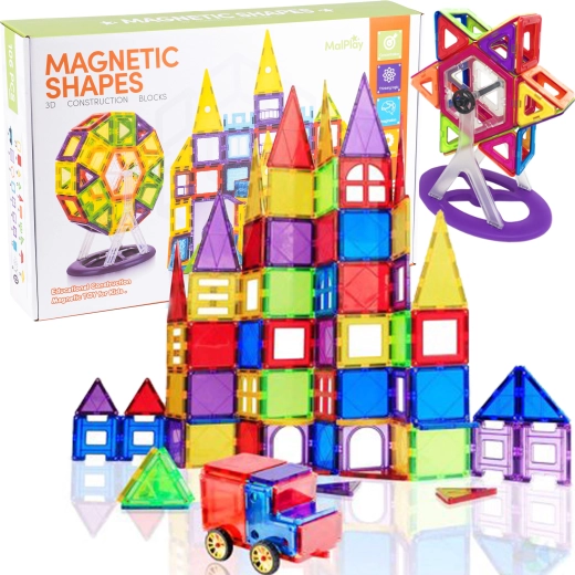 Mágneses 3D építőkészlet – 106 darab