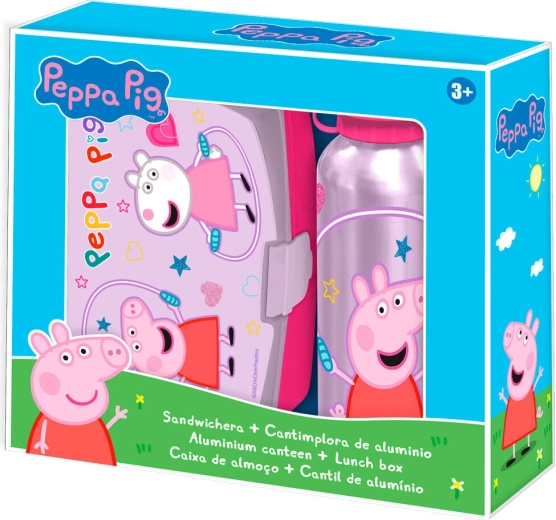 Peppa Pig uzsonnás doboz és alumínium ivópalack